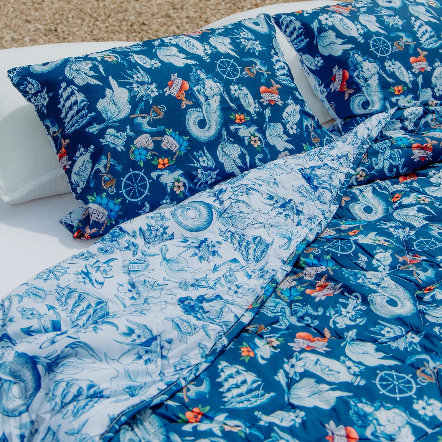 HappyBed x A fish named Fred | Fish | Ganzjahresdecke