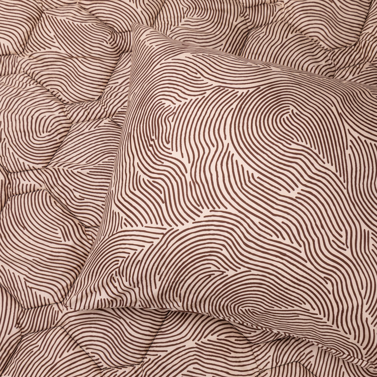 HappyBed taie d'oreiller | Sea of Lines | Lot de 2