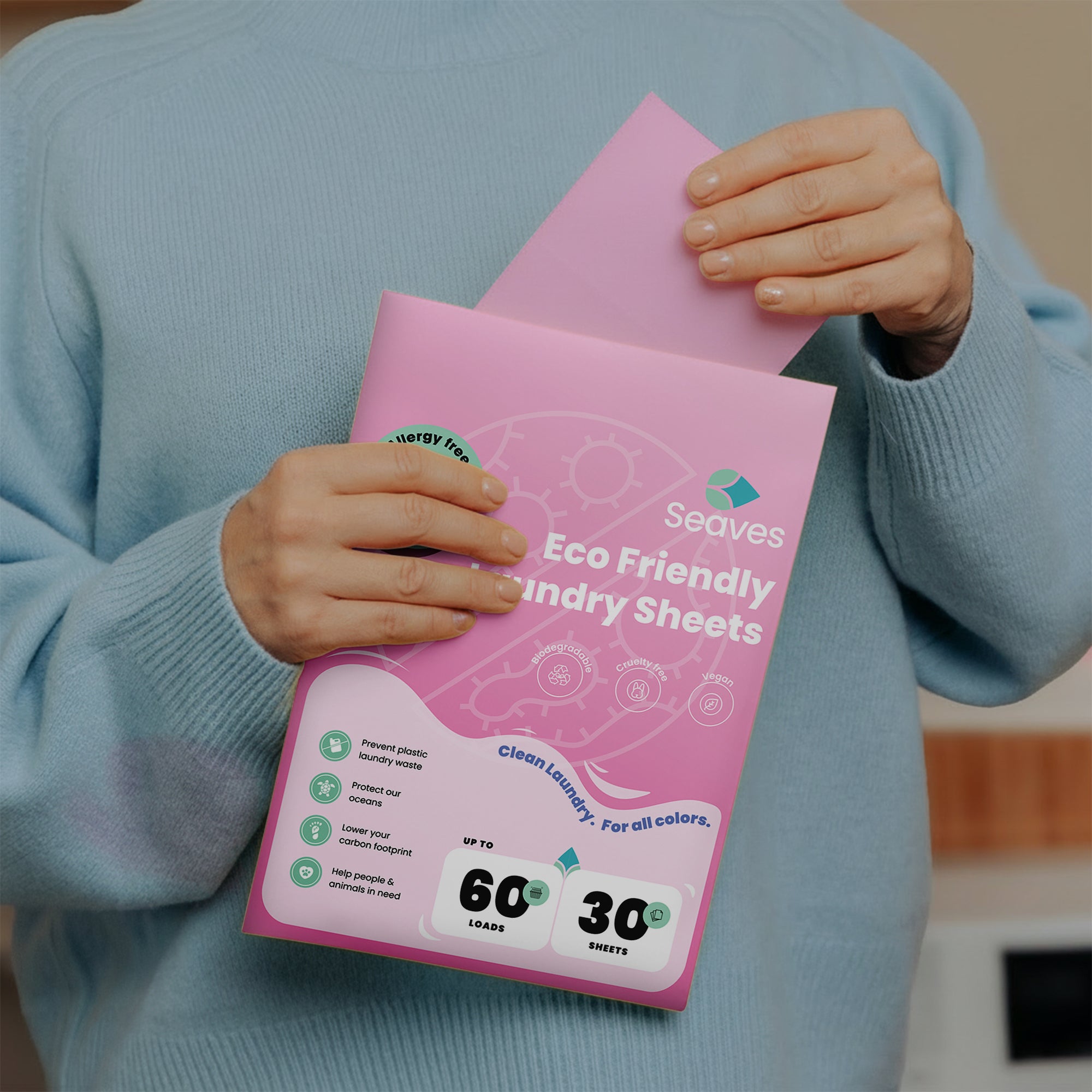 Seaves Wasstrips | carillons bleus