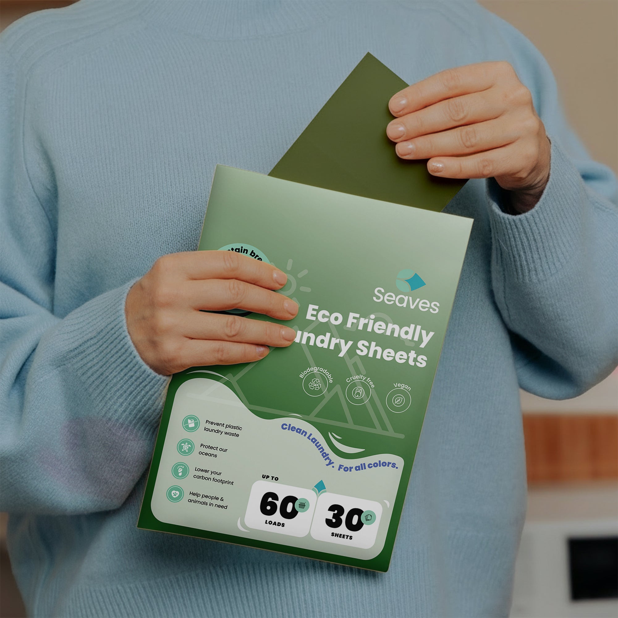 Seaves Wasstrips | Blue chimes