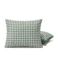 Set van 2 HappyBed Kussenslopen in Seersucker Green Moss kleur