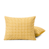 HappyBed Kussensloop | Seersucker Ochre | Set van 2