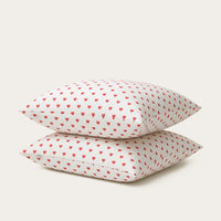 HappyBed Pillowcase | Sweethearts | Set of 2 | 100% Cotton