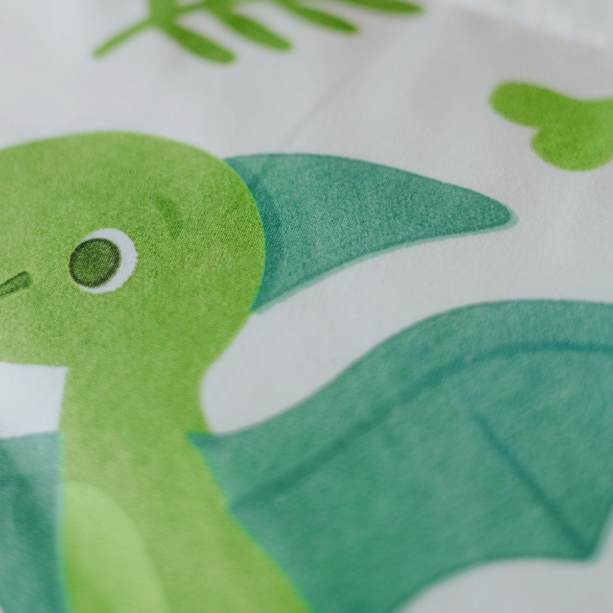 Couette 4 saisons lavable| Enfants| Teddy sherpa| Happy Dinos