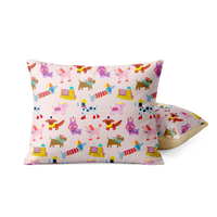 Taies d’oreiller| Enfants| Teddy sherpa| Doodled Dogs