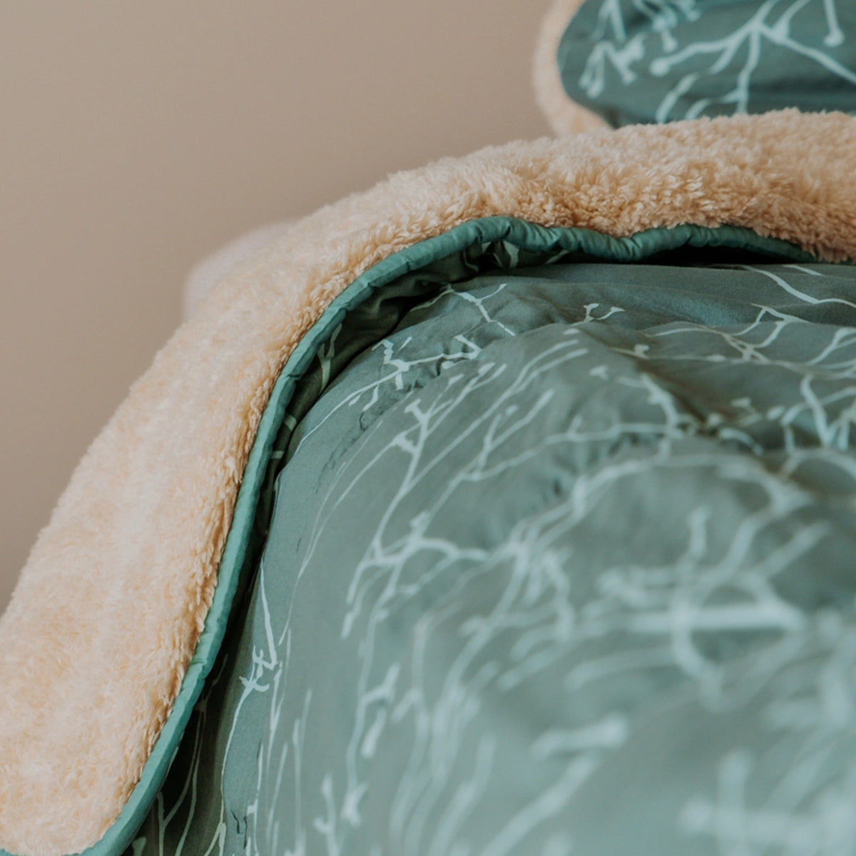 Couette 4 saisons lavable| Teddy sherpa| Grinly