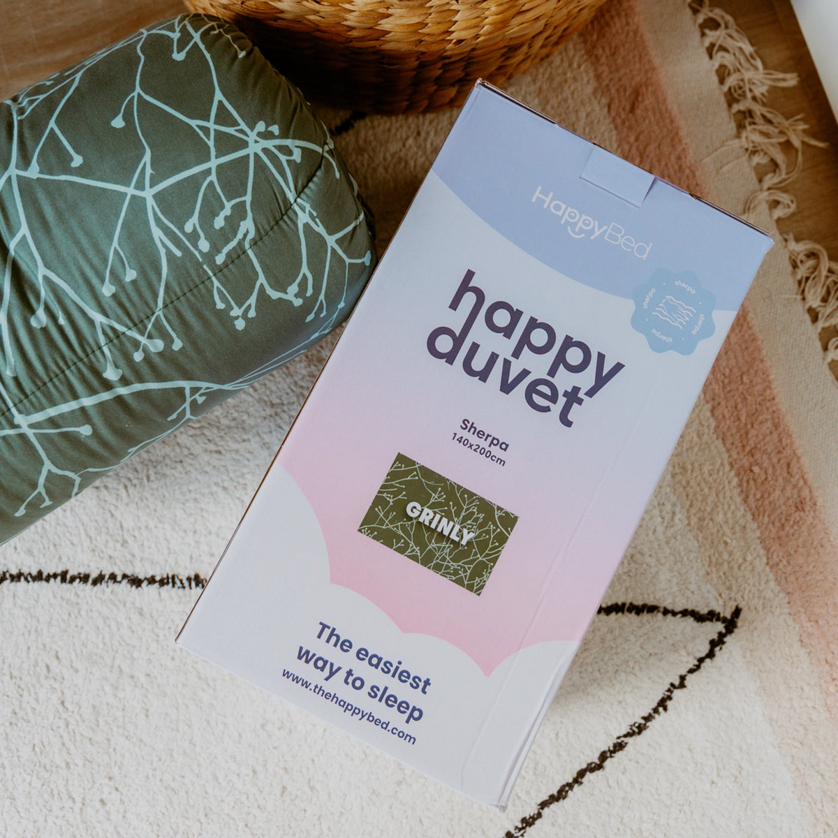 Couette 4 saisons lavable| Teddy sherpa| Grinly