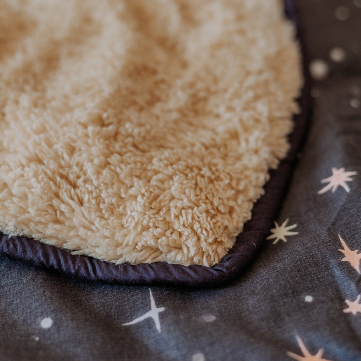Couette 4 saisons lavable| Teddy sherpa| Nightsky