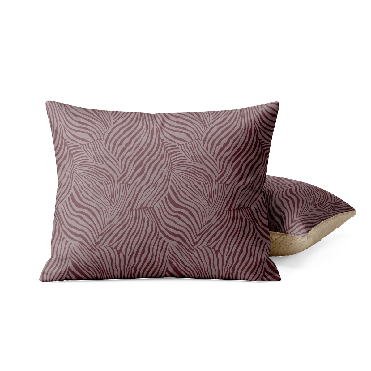 Taies d’oreiller| Teddy sherpa| Zebra