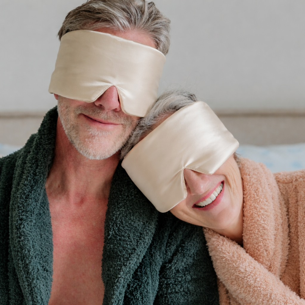 HappyBed Sleep Mask | Champagne | Set of 2