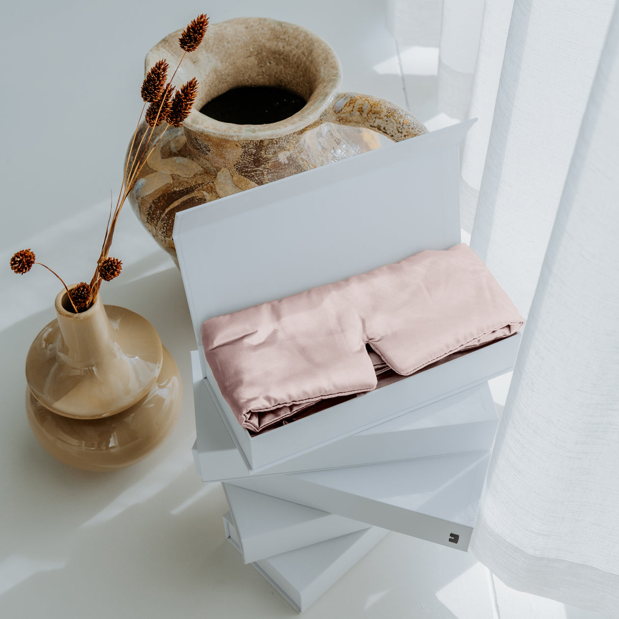 HappyBed Slaapmasker | Pink | Set van 2