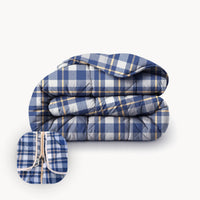 Happybed Tartan Partnerdyne - Justerbar dyne til alle årstider