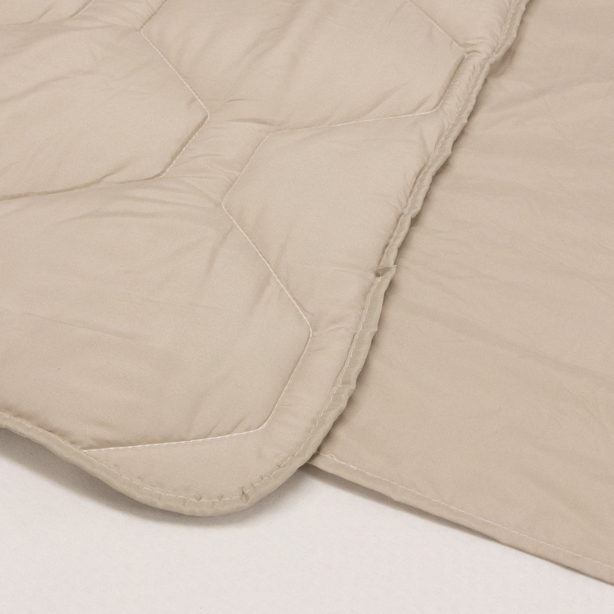 HappyBed Dekbed | Taupe | Voor het hele jaar + instopstrook