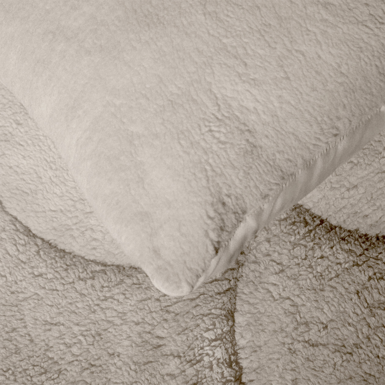 HappyBed Pillowcase | Teddy Taupe | Set of 2