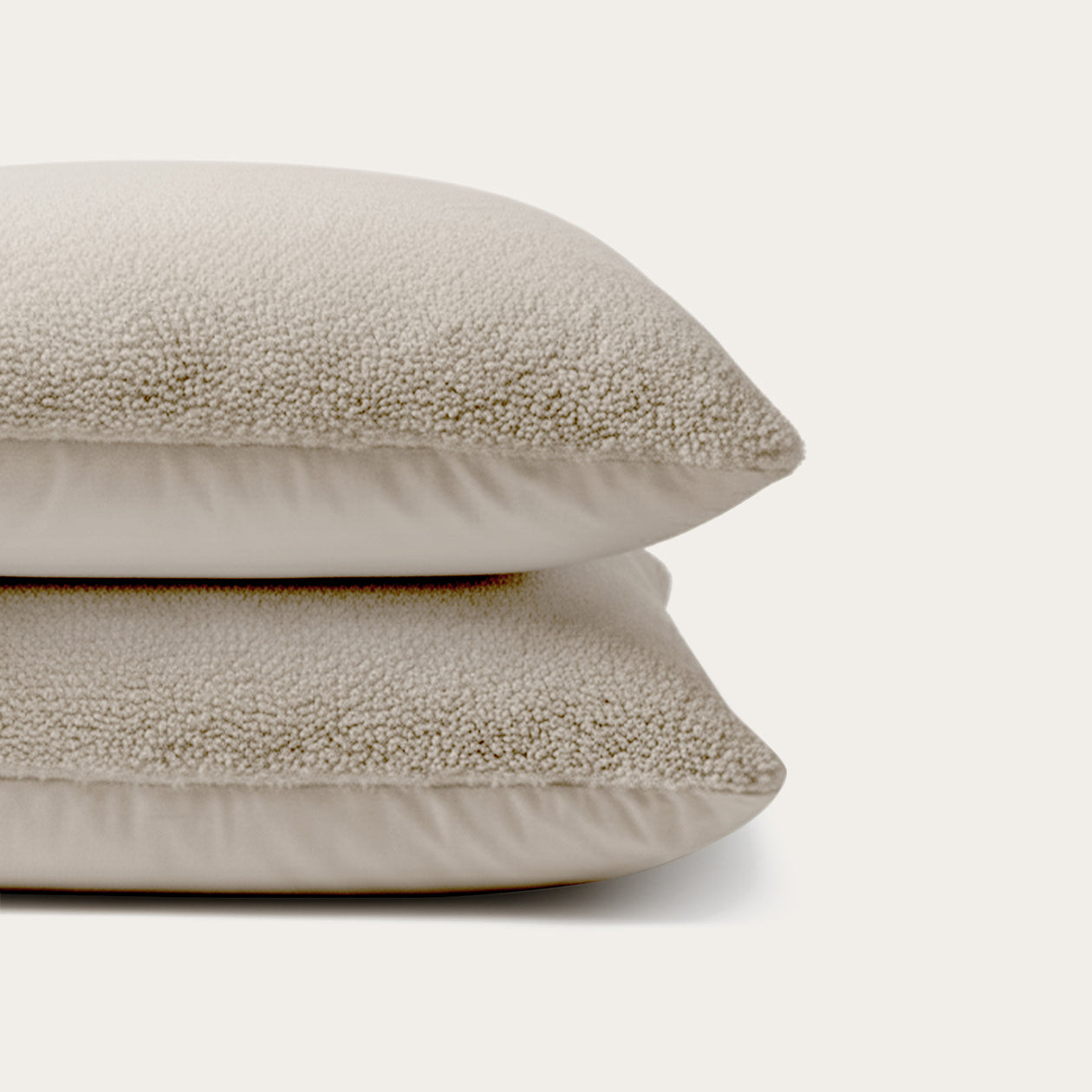 HappyBed Pillowcase | Teddy Taupe | Set of 2