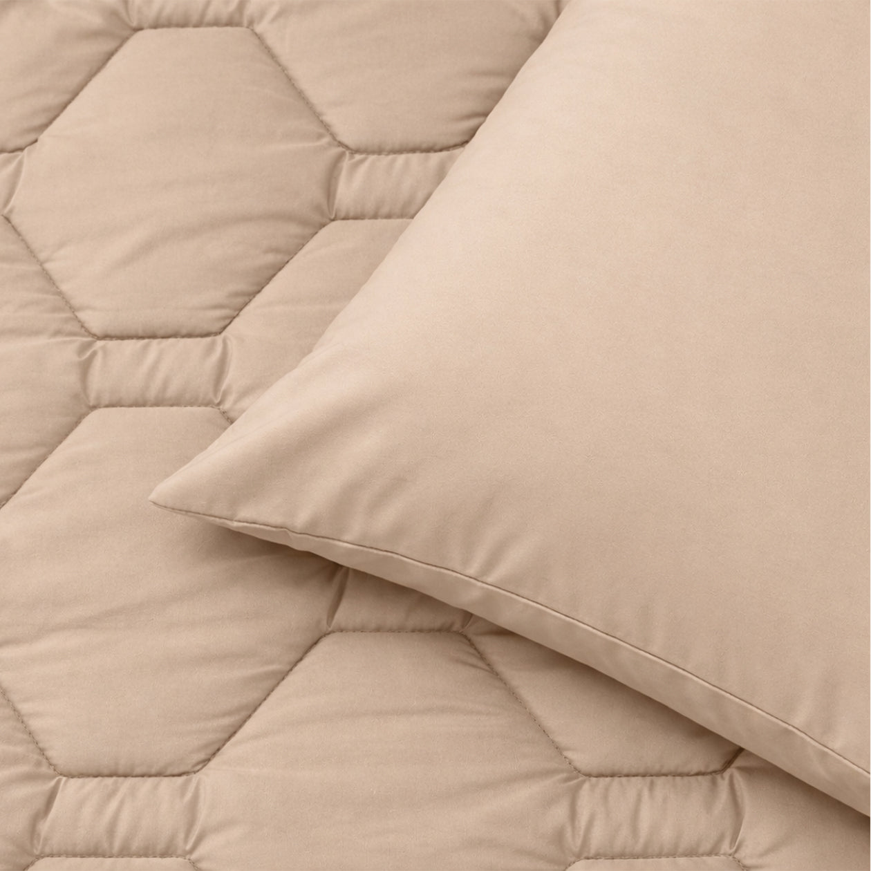 HappyBed Kissenbezug | Taupe | 2er Set | 100% Mikrofaser