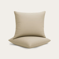 HappyBed Decorative Pillowcase | Taupe | Set of 2