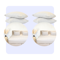 HappyBed Taupe Bundle year-round breathable taupe duvets with fitted strip and matching pillowcases set of 2