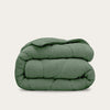 HappyBed Couette | Teddy vert foncé | Toutes saisons