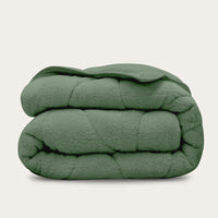 HappyBed Duvet | Teddy Dark Green | For the whole year