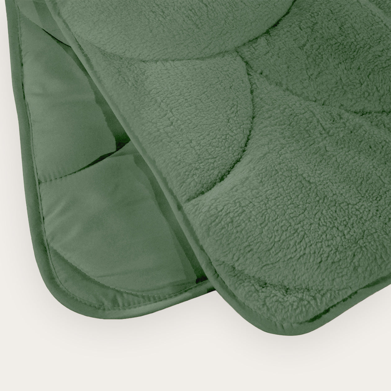 HappyBed Duvet | Teddy Dark Green | For the whole year