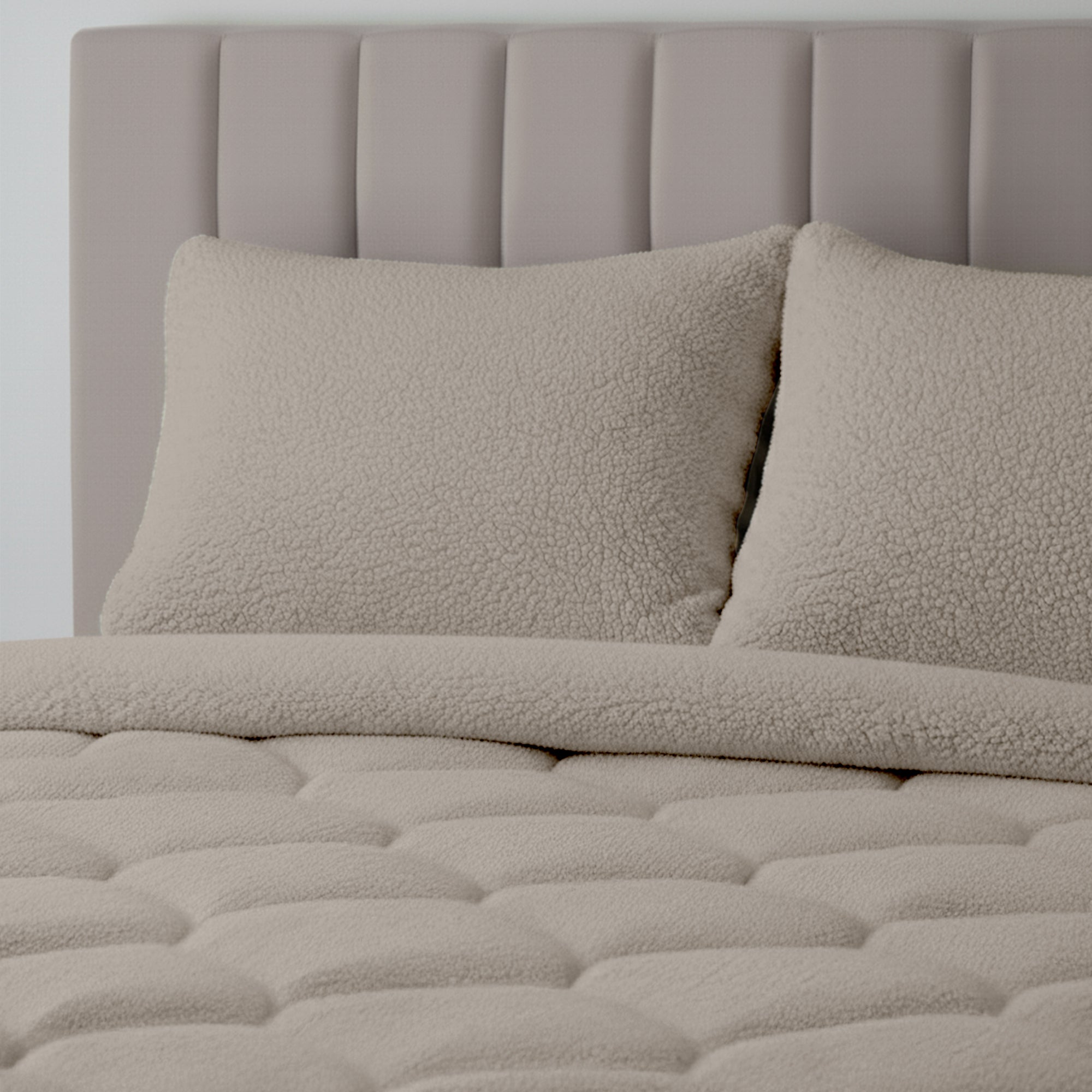 HappyBed Duvet | Teddy Taupe | For the whole year