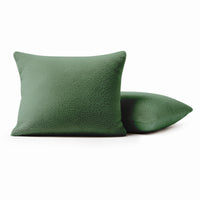 HappyBed Pillowcase | Teddy Dark Green | Set of 2