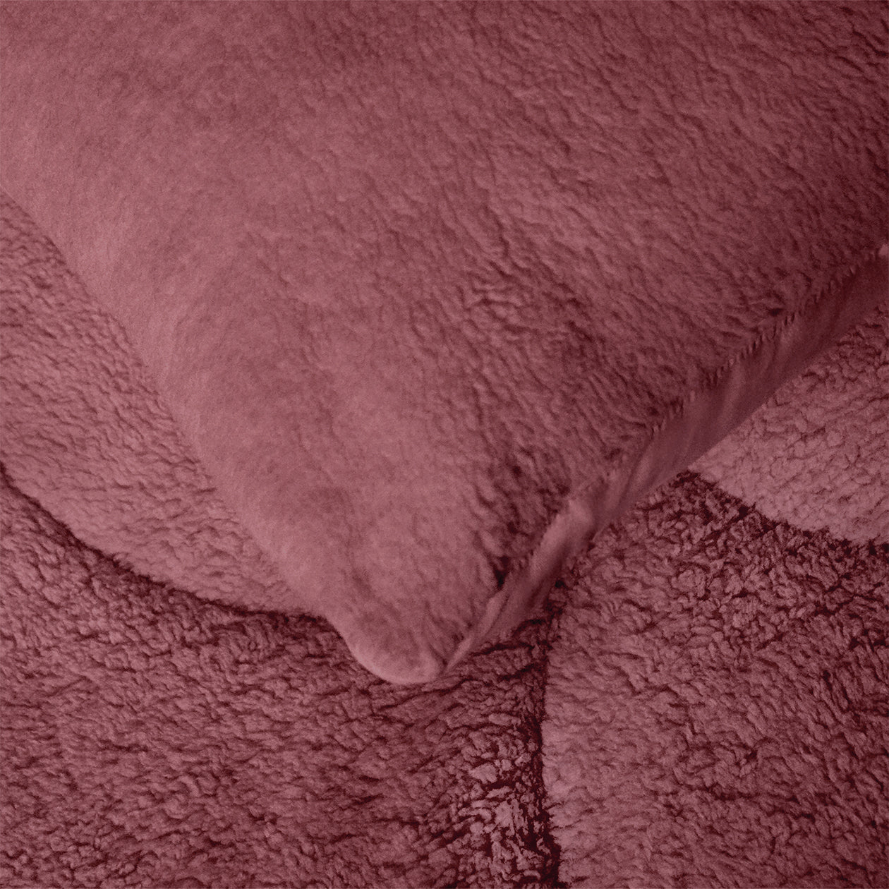 HappyBed Pillowcase | Teddy Old Pink | Set of 2