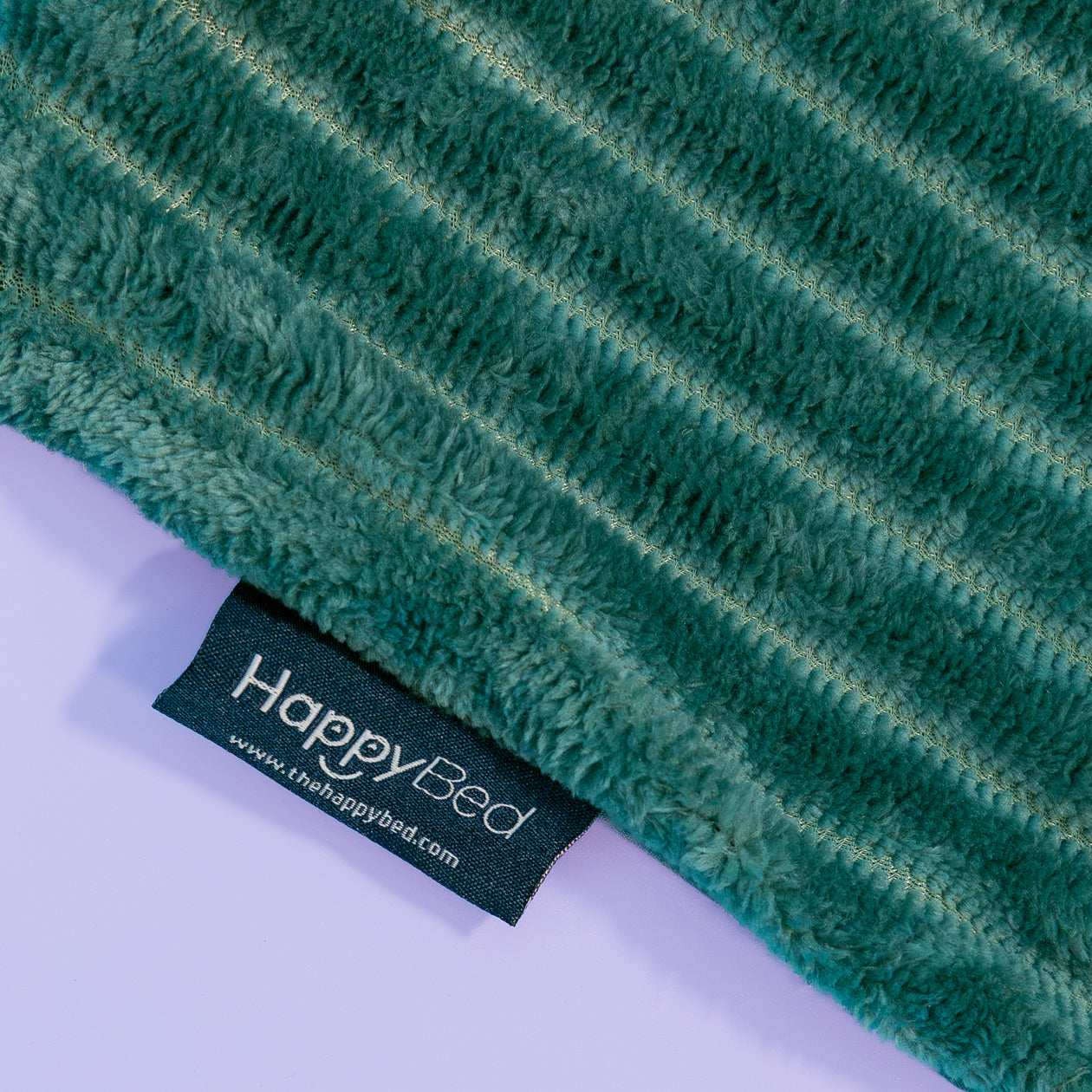 HappyBed Taie d'oreiller | Côtelé vert sauge | Lot de 2