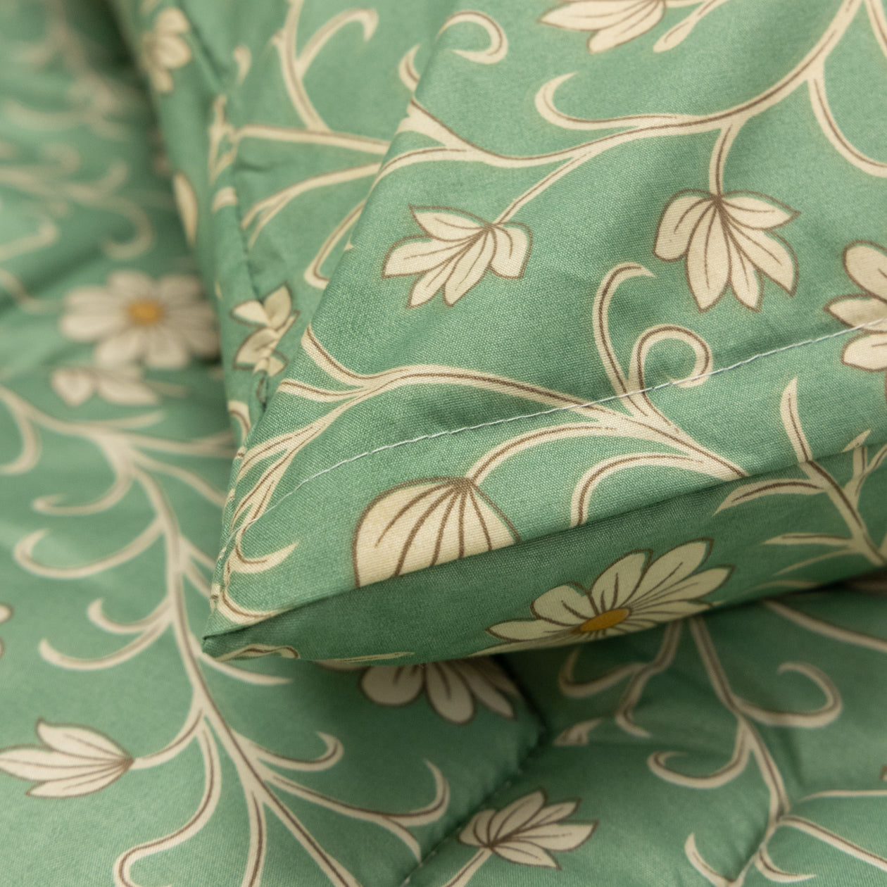 HappyBed Kissenbezug | Traditionelle Blumen | Set aus 2