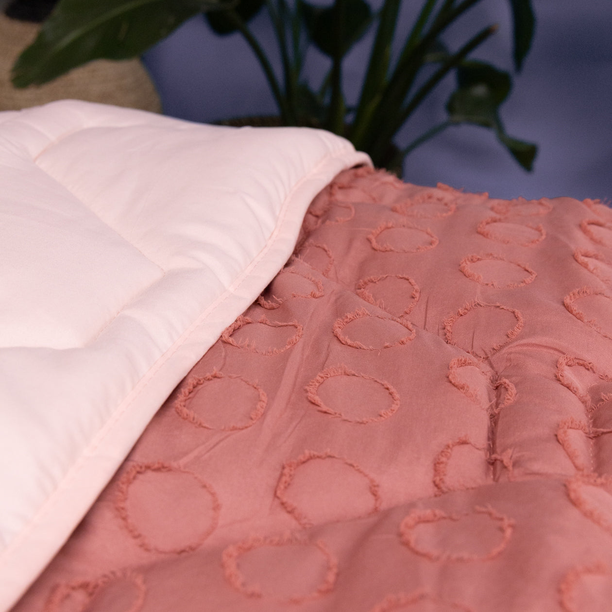 HappyBed Duvet | Tufted Blushed Pink | For the whole year