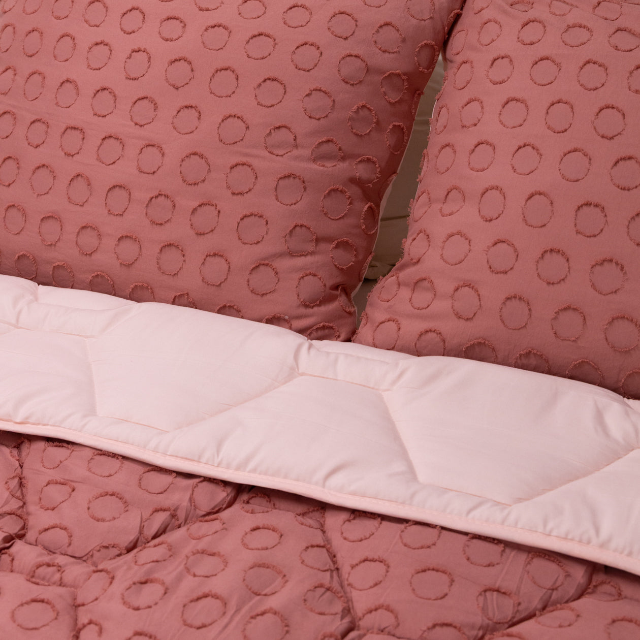 HappyBed Duvet | Tufted Blushed Pink | For the whole year