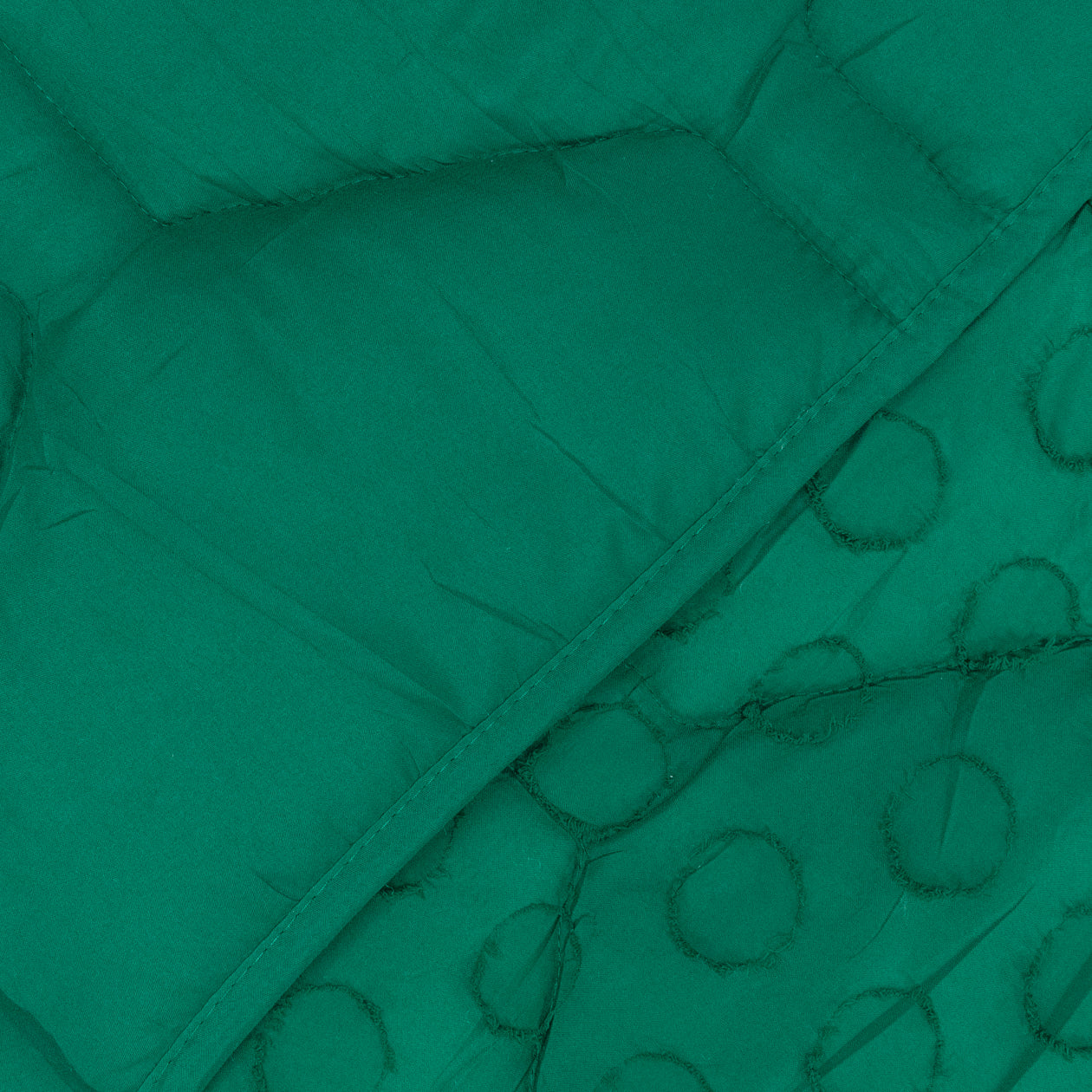 (BF) HappyBed Duvet | Tufted Emerald Green | For all seasons | 200x200 cm & 240x220 cm