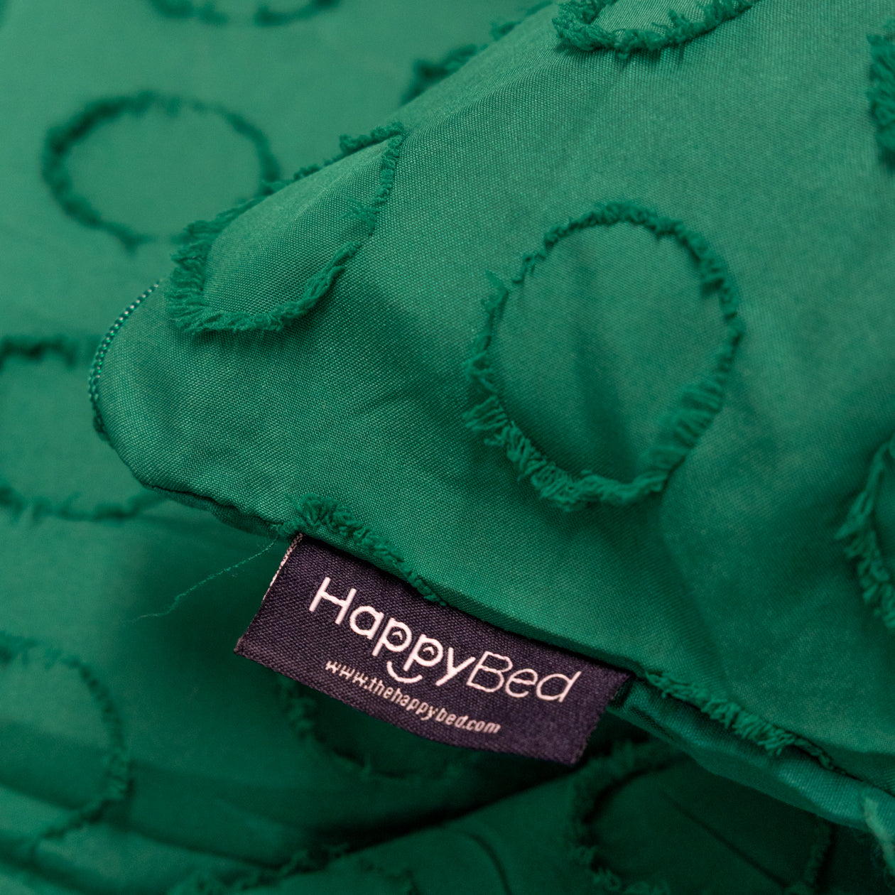 HappyBed Pillowcase | Tufted Emerald Green | Set of 2