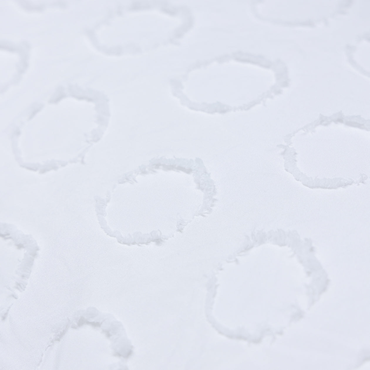 HappyBed Pillowcase | Tufted Frosty White | Set of 2