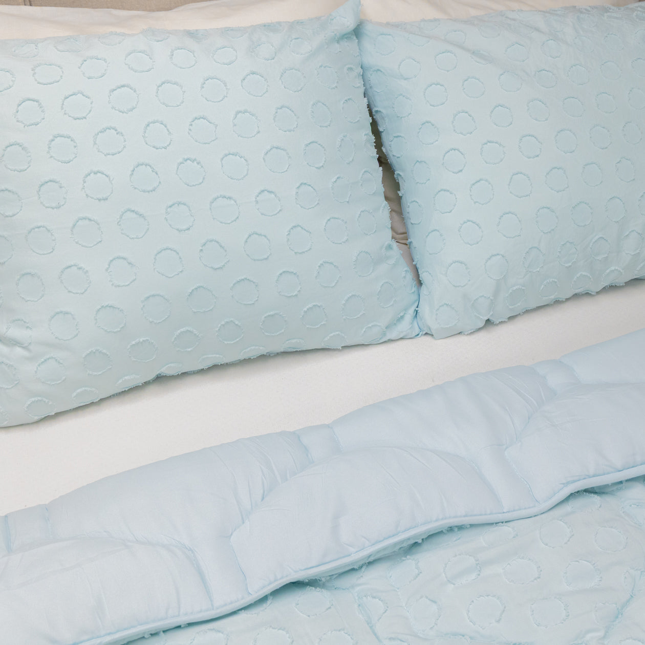 HappyBed Duvet | Tufted Ice Blue | For the whole year