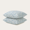 HappyBed Premium Pillowcase | Twilight Leaves | Set of 2 | Percale Cotton