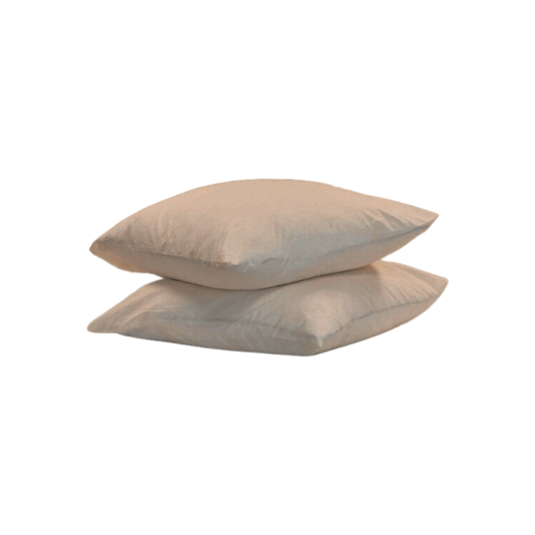 HappyBed Premium - Dune Lot de 2 taies d'oreiller - Percale de coton