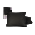 HappyBed | Anthracite pillowcase set 2 pieces - 60x70cm - 100% cotton