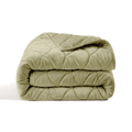 Wasbaar All Season Dekbed | Teddy | Velvet | Sage Green