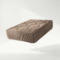 Drap housse pour surmatelas | Teddy Velvet | Brun