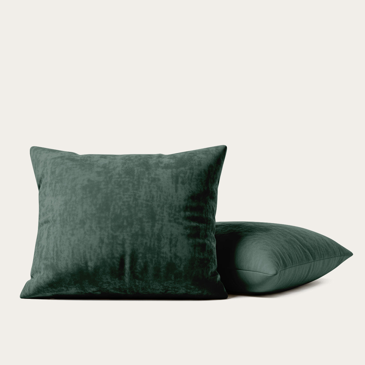 HappyBed Pillowcase | Teddy Velvet Dark Green | Set of 2