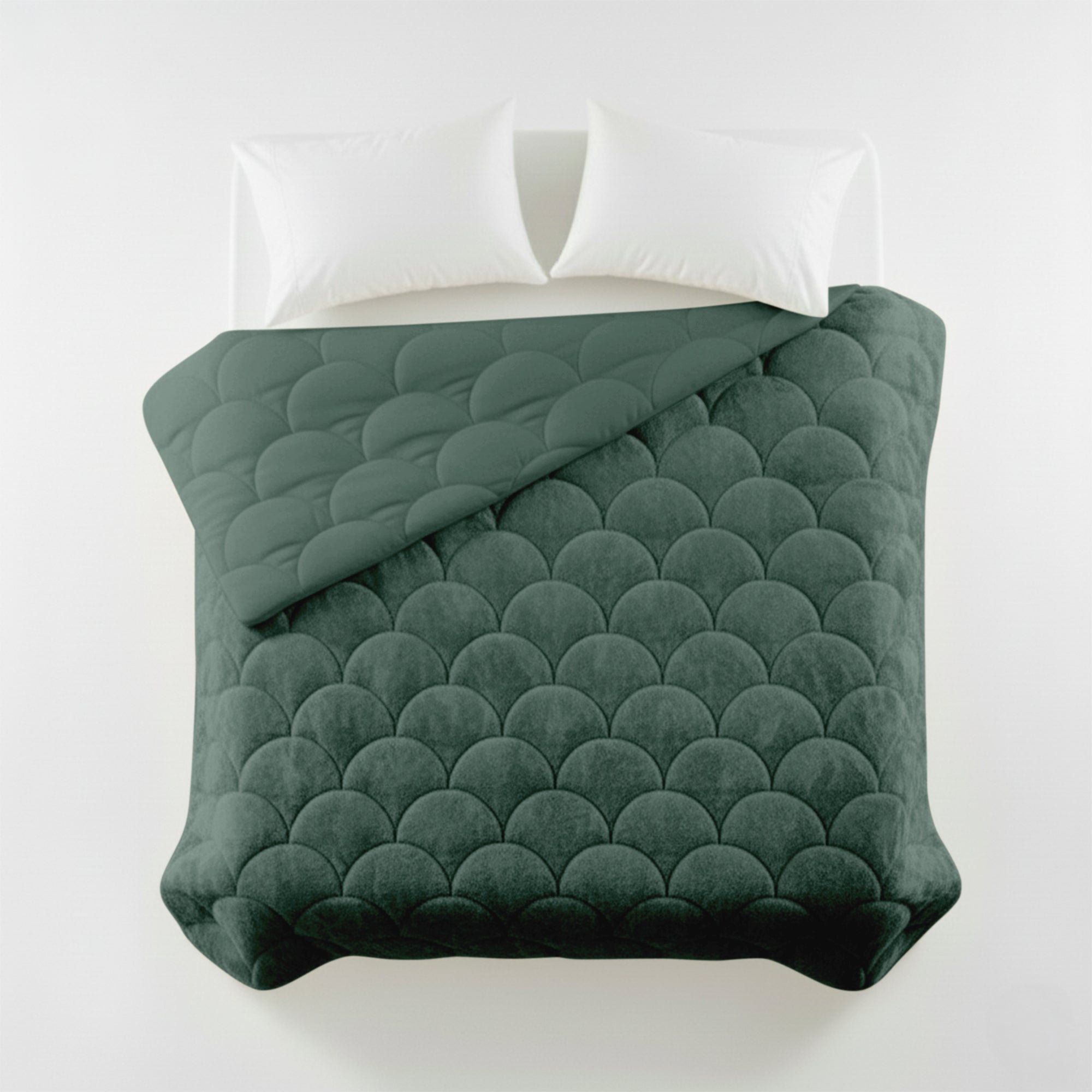 HappyBed Velvet Dark Green - Duvet for all seasons (Pre-order shipping on 6 November)