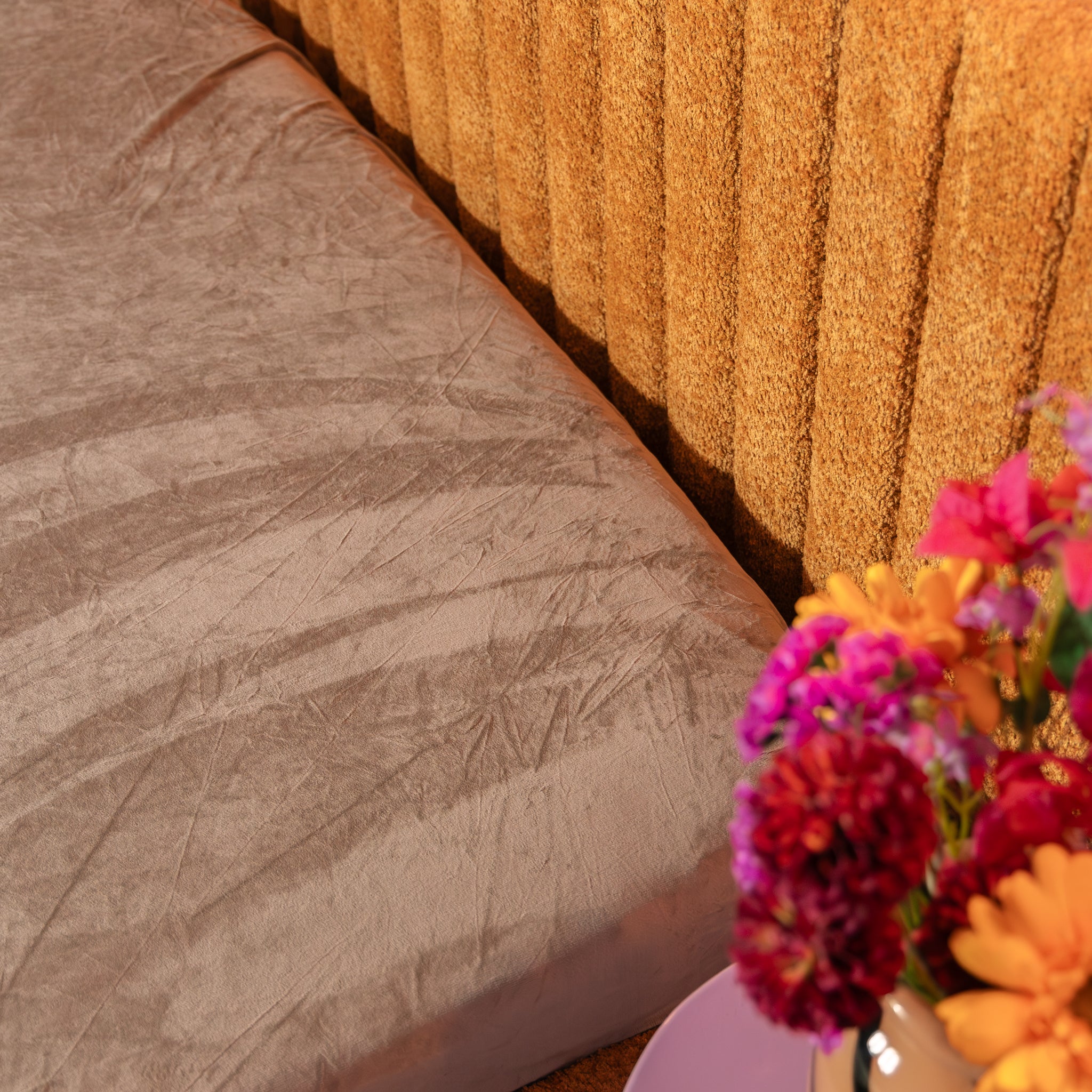 HappyBed Fitted Sheet | Velvet Taupe