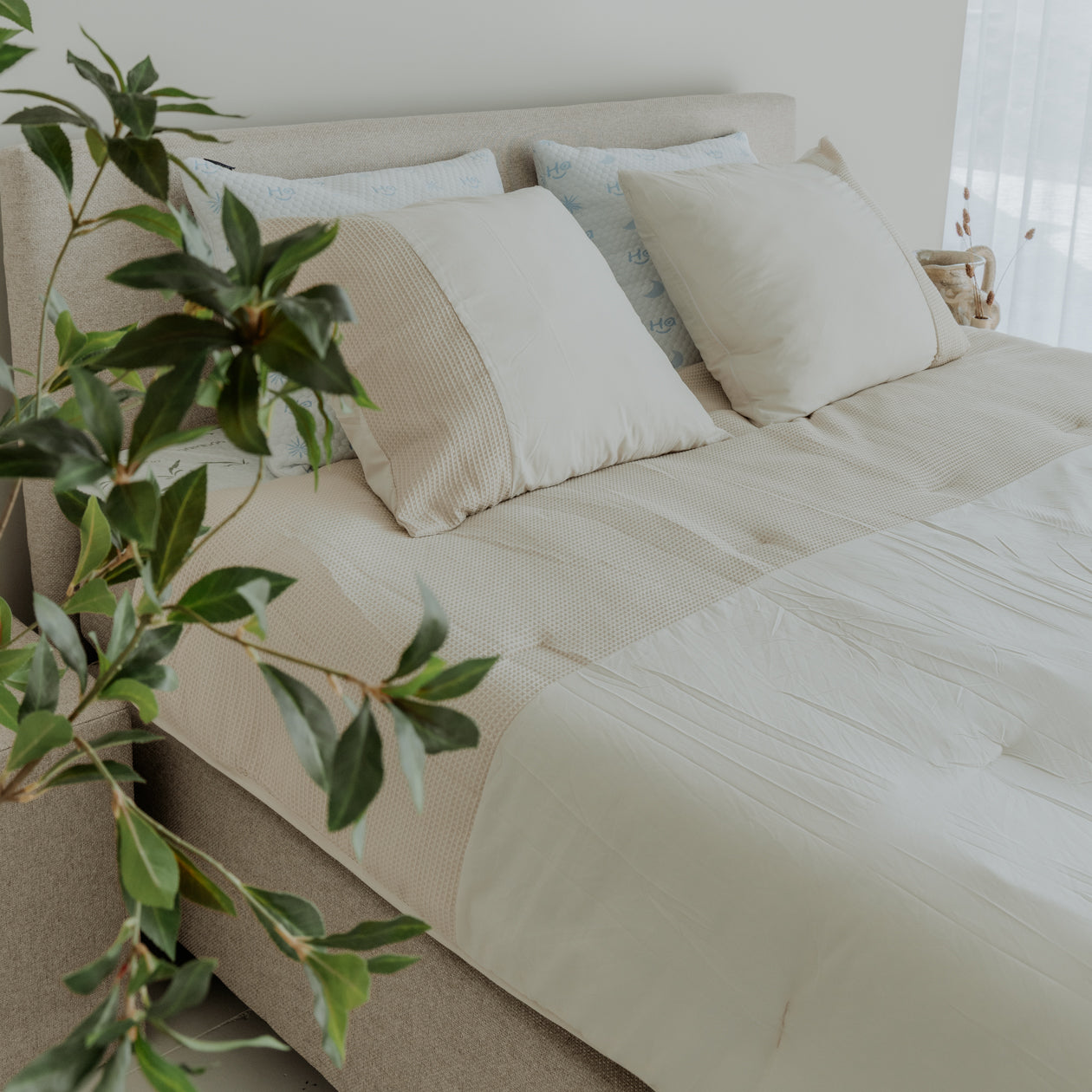 HappyBed Couette | Wafel Sable | Pour toute l’année