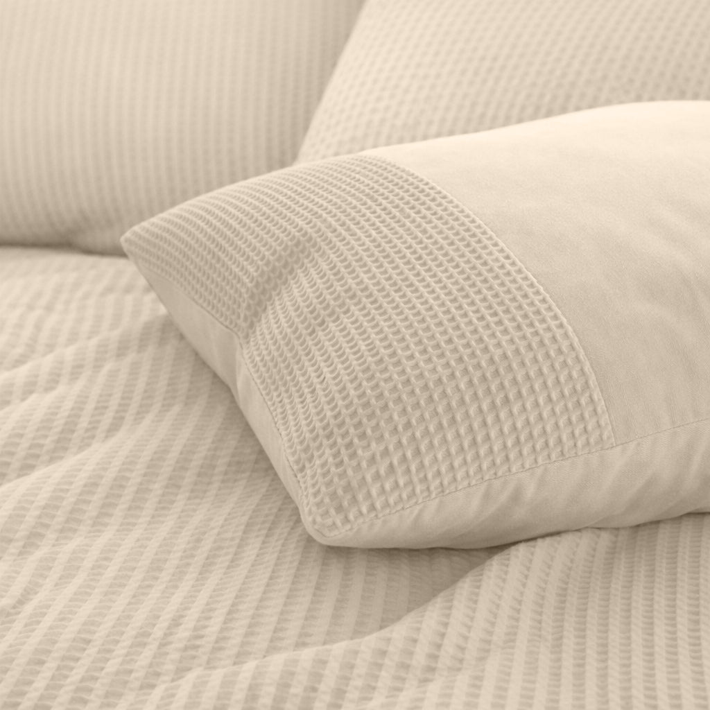 HappyBed Edredón | Wafel Sand | Para todo el año