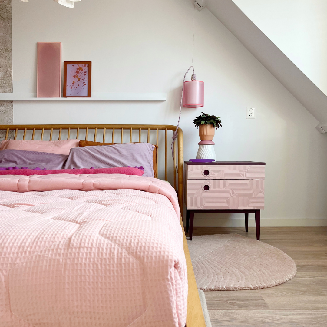 HappyBed Wafel Pink - Dekbed voor het hele jaar
