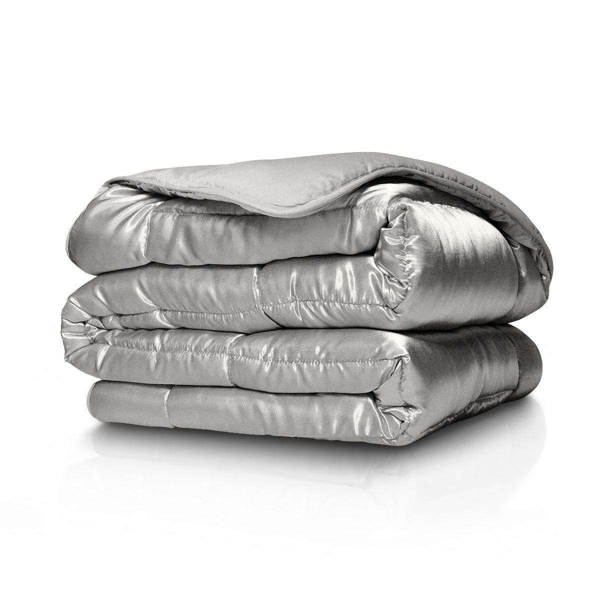 HappyBed Satijn - Silvergrå (Förhandsbeställning leverans från 16 oktober)