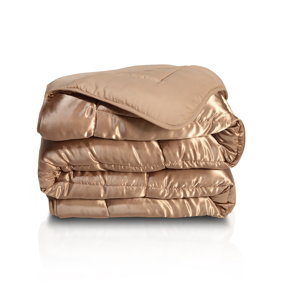 HappyBed Satijn - Taupe (Förbeställning leverans från 16 oktober)