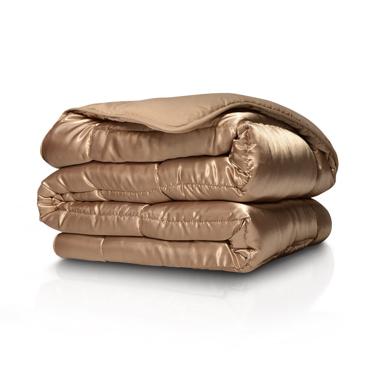 HappyBed Satijn - Taupe (Förbeställning leverans från 16 oktober)